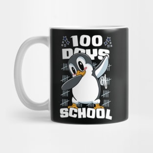 100 Days of school featuring a Dabbing Penguin #3 Mug